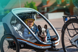 une remorque-vélo bébé dès plus fiables